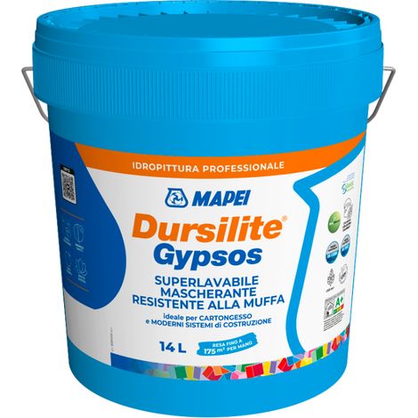 Dursilite gypsos 14 l idropittura antimuffa superlavabile