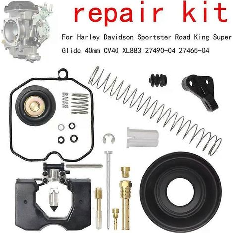 Kit de réparation de carburateur pour moto Harley Davidson CV40 (référence 27421-99C). (1/5)