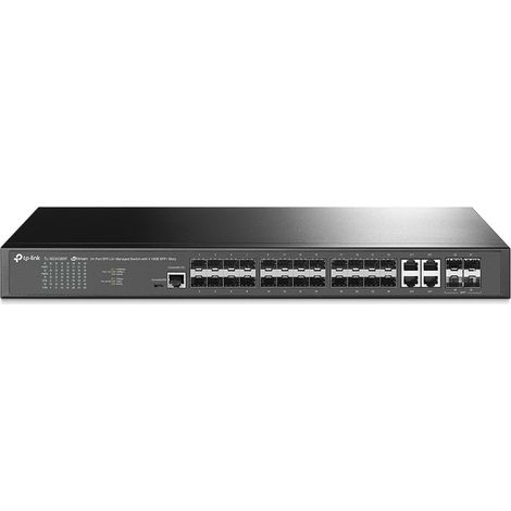 TP-Link JetStream 24-Port SFP L2+ Managed Switch mit 4 10GE SFP+ Steckplätzen (1/3)