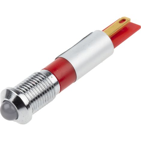 Voyant LED lumineux Rouge RS PRO, dia. 8mm, IP67 ( Prix pour 1 )