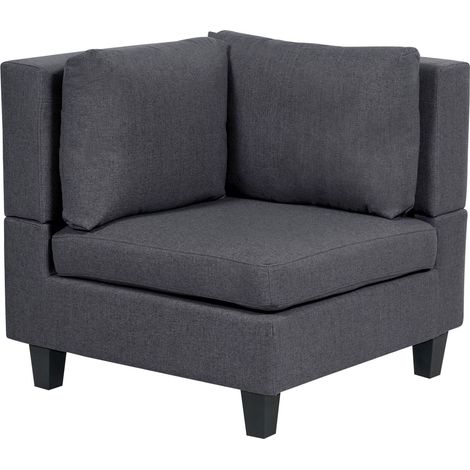 Corner Seat UNSTAD Fabric Dark Grey (1/5)