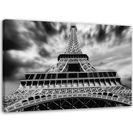 Tableau sur toile Tour Eiffel Paris Ville Architecture 100x70 (1/5)