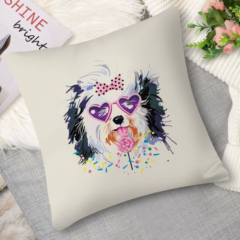 Housse de Coussin with chien sportif, actif (1/5)