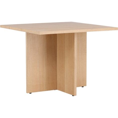 Table à Manger Design "Leo" 100cm Naturel (1/5)