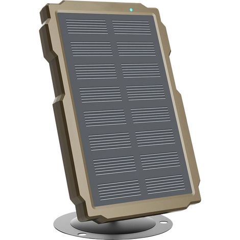 Caméra de chasse extérieure à énergie solaire avec panneau de batterie rechargeable générant de l'électricité, étanche et résistante aux chocs, 12V 6VSP-02
