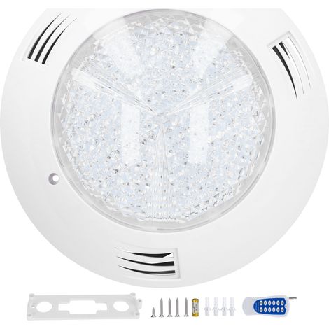 Eosnow Lumière de piscine 300LED RGB télécommande lampe sous-marine AC12V IP68 étanche 30W (1/5)