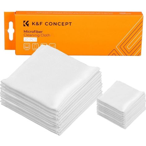 20x K&F Concept Mikrofaser Reinigungstücher Set für Kamera Objektiv Brille (1/5)