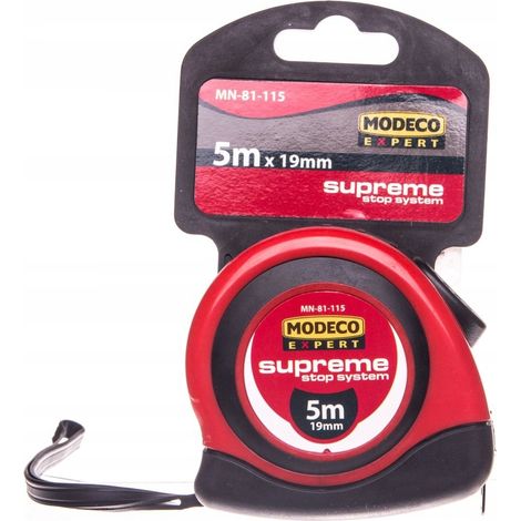 metro a nastro modeco mn-81-115 5 m blocco automatico