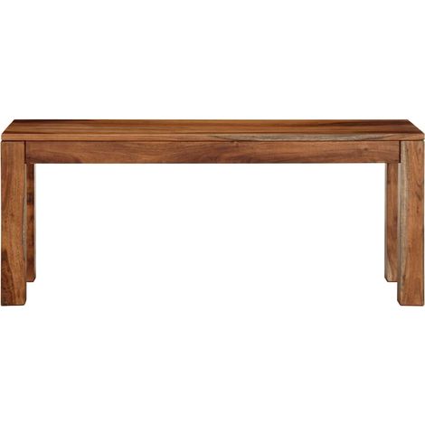Banc intérieur 110 cm bois massif d'acacia fr9545 - Maison La Vie (1/5)