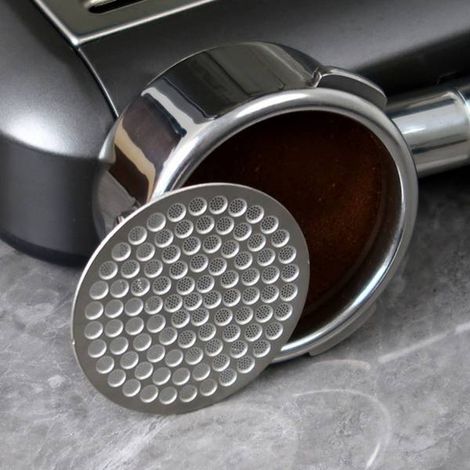 1 Farbe: Silber Material: Edelstahl Kaffeefilter Griff zusätzlicher Wasserauslauf für Kaffeemaschinen. (1/5)
