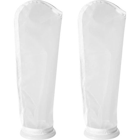 2 morceaux sac filtrant de filtre de réservoir d'eau, accessoires de filtre de pluie peuvent être lavés (1/5)