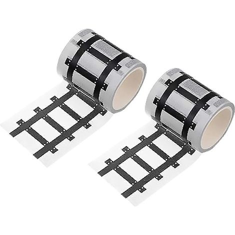 Lot de 2 rouleaux de ruban adhésif noir de 10 mètres (33 pieds) pour carnets de croquis, scrapbooking et agendas. (1/5)