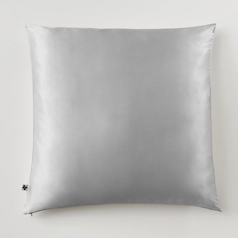 Taie d'Oreiller 63 x 63 cm - Soie de Mûrier Soanne Argent (1/4)