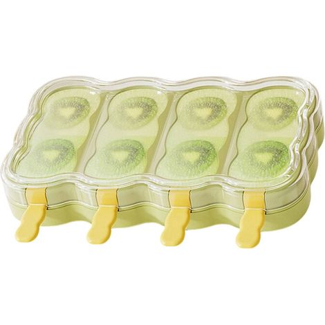 Moldes de plástico flexible para paletas heladas - Verde (1/2)