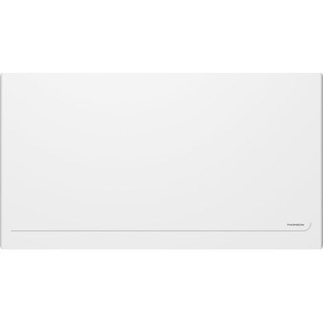 Radiateur électrique fixe connecté WiFi à inertie sèche céramique avec thermostat interchangeable 1500W MILLA horizontal blanc (1/5)