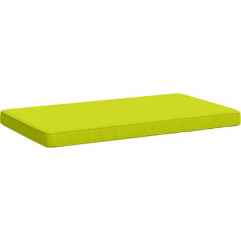 Coussin de banc 1 pièce VUGHT 100 % polyester Vert vif. vidaXL