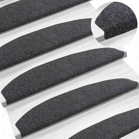 Maison Exclusive - Selbstklebende Treppenschoner Halbkreis 15 pcs