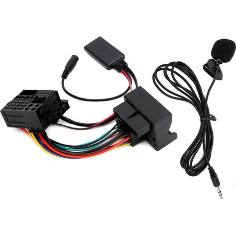 Adaptateur Microphone Bluetooth 5.0 Filaire Audio Aux Plug and Play pour BMW Série 5 E60 E61 2002-2014, Câble de Remplacement (1/5)