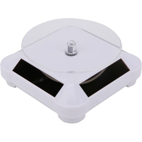Vitrine rotative solaire à 360°, organisateur de bijoux et de montres (1/5)