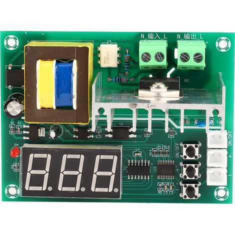 Régulateur de tension numérique XH-M270 Module de régulation à commande pas à pas Contrôleur AC 220V avec écran LED pour usage domestique et industriel (1/5)