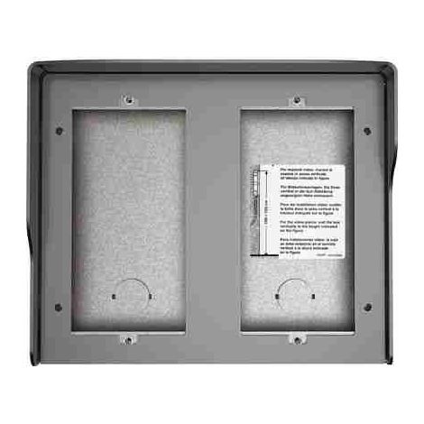 BTI350643 Scatola fuori muro 4 moduli con tetto antipioggia