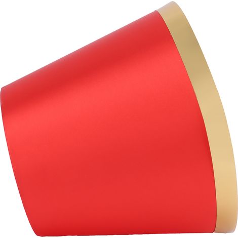 Abat-jour en tissu style européen moderne pour lampe de table ou lampadaire E27 - Référence PX134 - Rouge (1/5)