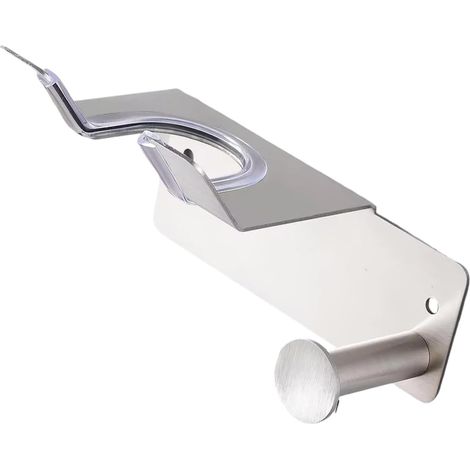 Organisateur de sèche-Cheveux de Salle de Bain, étagère Murale en Aluminium pour Coup et Accessoires, pour Cheveux (1/5)