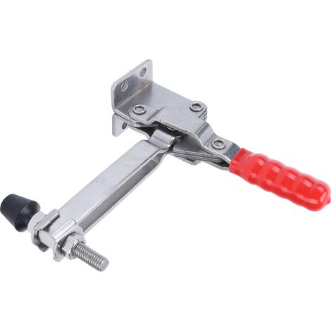 Pince à serrage rapide horizontale GH 101ESS, étau de soudure à dégagement rapide, outil de fixation manuel pour atelier, brides à levier, mécanique de précision. (1/5)
