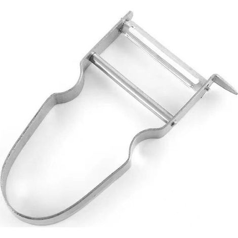 Éplucheur de Légumes et d'Asperges, éplucheur de forme U, acier inoxydable, Argent (1/5)
