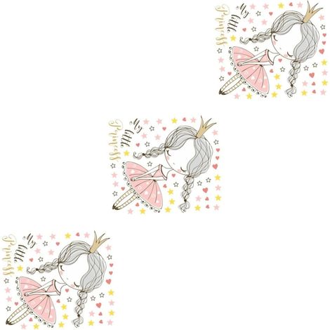 3 Pièces Autocollants Muraux PVC Stickers Décoratifs pour Chambre Garçon Fille Faciles à Appliquer Retirer Décoration Murale Amusante et Unique pour Garçon Fille et (1/5)