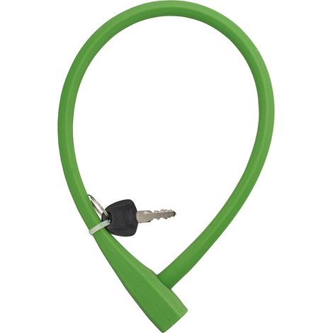 Antifurto a chiave Softy, cavo d'acciaio, bicicletta, 10mmx0.6m, 2 chiavi - THIRARD