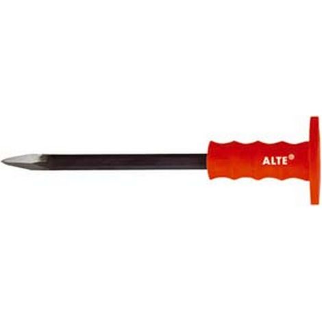 6PZ SCALPELLO DA MURATORE A PUNTA CON PARAMANO - mm.16x350
