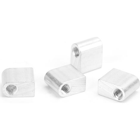 4 pièces Support de gousset d'angle intérieur à extrémité unique, angle droit 90 degrés, siège 320300010001 (1/5)