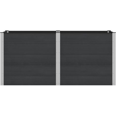 Maison Exclusive - Hochbeet Schwarz 200 x 100 x 91 cm