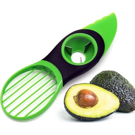 1 Pcs Couteau à Éplucher et Trancheur d'Avocat Multifonctionnel, Pour Outil de Cuisine Aux Fruits Kiwi Mangue (1/5)