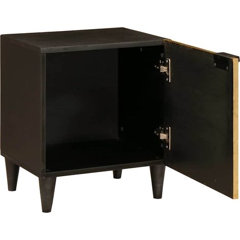 Maison Exclusive - Nachttisch Schwarz und Gold 40 x 33 x 46 cm Ho (1/5)