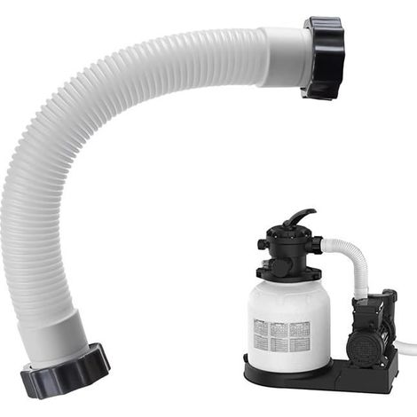 Tuyau pompe filtre sable-1,Blanc,16 pouces-Pour système filtration et filtre sable-Tuyau Aucunely (1/5)