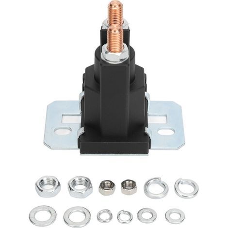 Solenoïde de démarreur 100A 24V pour tondeuse à gazon et véhicules, remplacement de démarreur (1/5)