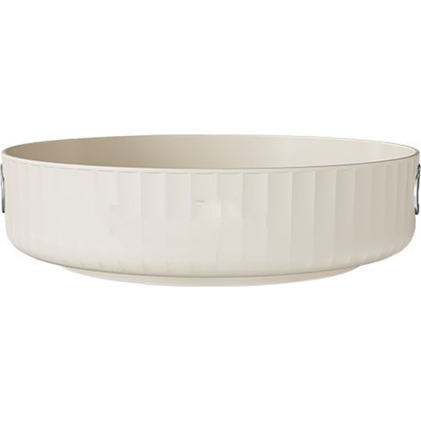 Plateau Rotatif Blanc Crème pour Comptoir Multifonction - Rack de Stockage Tournant Organisateur (1/5)