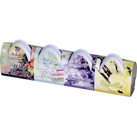 Pack de 4 Désodorisants 50g Parfums Assortis