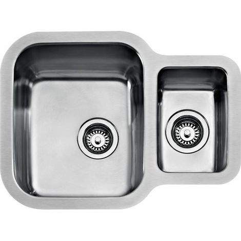 Fregadero Bajo encimera Acero inoxidable Rectangular 2 Senos TEKA (1/3)