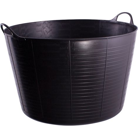 Red Gorilla Tub 75 Litre Extra Large Flexible Mixing Tub - Black (1/3)