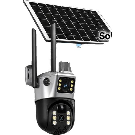 Caméra IP, Résolution 8MP, Connectivité WiFi, Caméra Solaire WIFI (1/2)