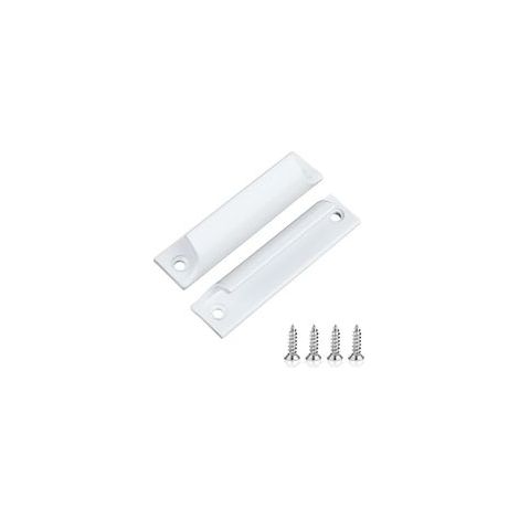 Lot de 2 Poignées de Porte Balcon Extérieur en Alliage d'Aluminium avec Vis Inox, Poignée Terrasse Robuste pour Ferrures (1/4)