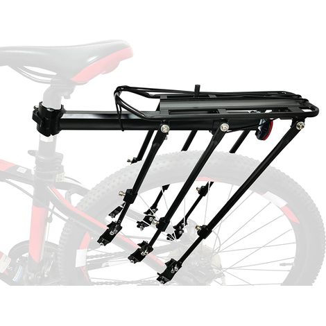 Capacité de 120 kg, porte-vélos réglable porte-bagages, étagère super forte pour vélos 6-Strong-Leg Bicycle Carrier (1/5)