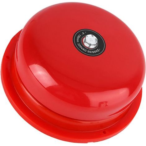 Sonnette électrique puissante 95 dB, acier carbone 6 pouces, pour courant AC 220V, type à percussion interne. (1/5)