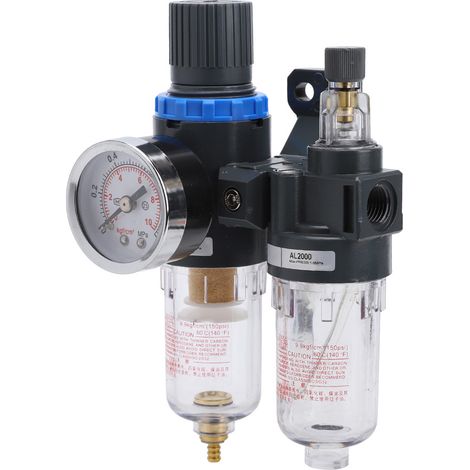Filtre à Air Haute Qualité Régulateur de Pression Séparateur Eau/Huile Valve de Détente G1/4 AFC2000 (1/4)