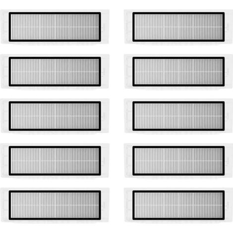 Lot de 10 filtres HEPA pour aspirateur Xiaomi Roborock S6 S5 MAX S60 S65 S5 S50 S55 E25 E35（1 génération）