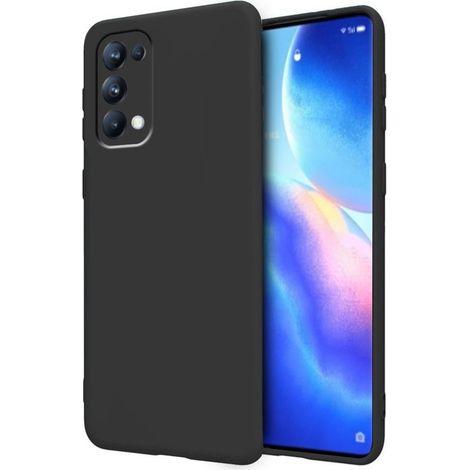 Coque fine pour Oppo Reno5 5G, Slim, noire (1/2)