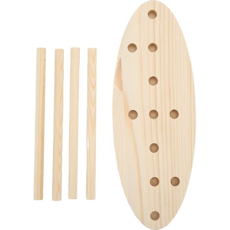 Bow Maker Lightweight Multi Size Adjustable Wooden Bow Making Kit with Wooden Board Sticks for Making DIY Crafts (1/5)